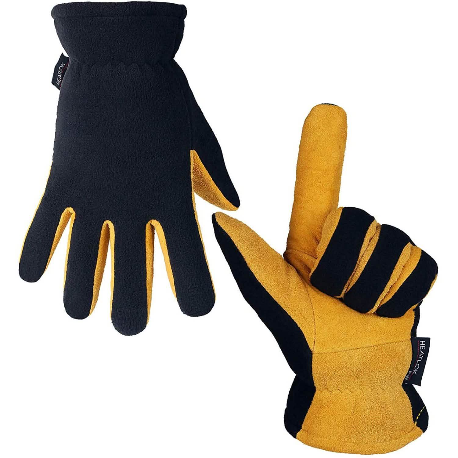 Winter Gloves Deerskin Suede Leather Palm -20¬∞F Cold Proof Work Glove